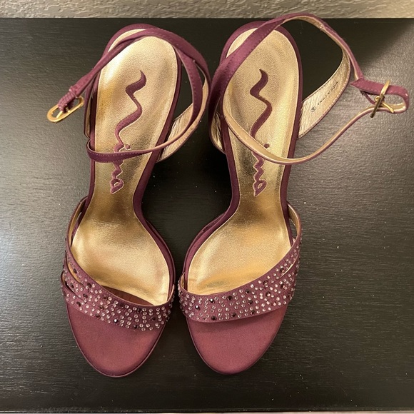 Nina Gideon-YF summer purple heels - Picture 2 of 5